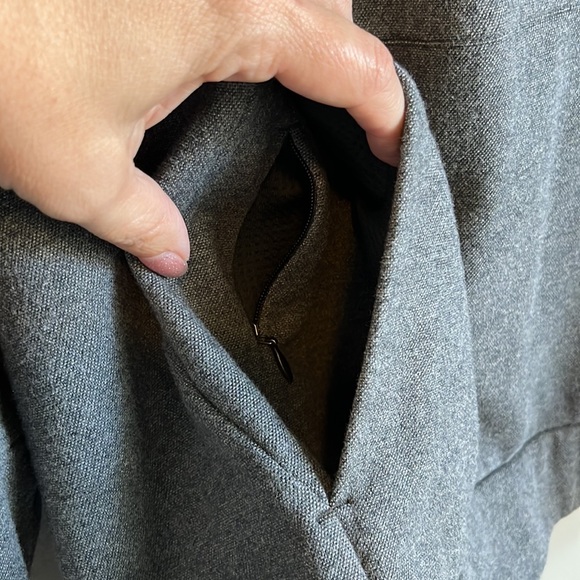 Gray Cotton Blend Pullover Kangaroo Pocket, Size XL - Picture 3 of 6